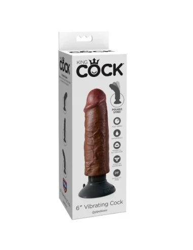 KING COCK - GALO VIBRANTE MARROM 15