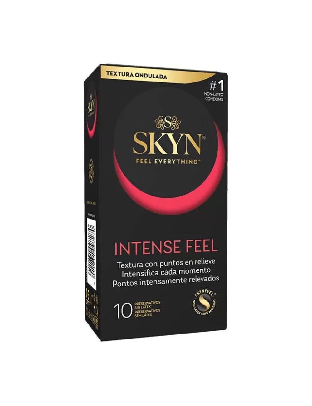 SKYN - PRESERVATIVO TEXTURIZADO DE SENSAÇÃO INTENSA COM DESIGN ONDULADO 10 UNIDADES SKYN - PRESERVATIVO TEXTURIZADO DE SENSAÇÃO INTENSA COM DESIGN ONDULADO 10 UNIDADES