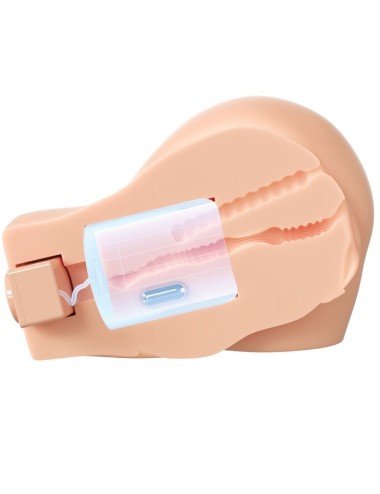 PDX ELITE - MASTURBADOR VIBRATÓRIO REALISTA DE VAGINA E ÂNUS BACK THAT ASS UP