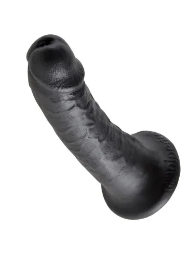 KING COCK 6" PENE NEGRO 15.2 CM
