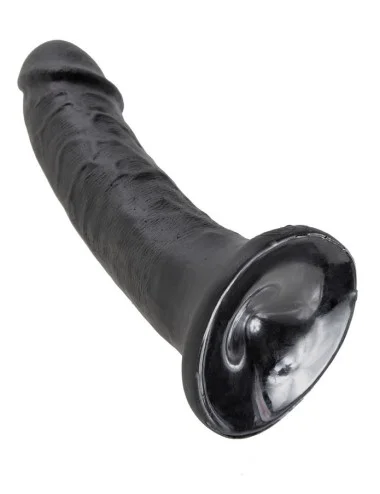 KING COCK 6" PENE NEGRO 15.2 CM