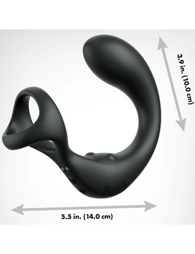 COLEÇÃO ANAL FANTASY ELITE - MASSAGEADOR ANAL VIBRANTE COM CONTROLE REMOTO