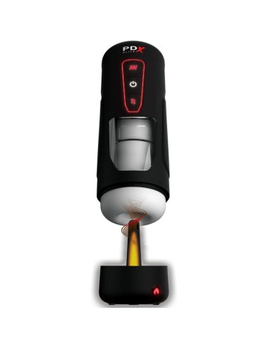 PDX ELITE - MASTURBADOR AUTOMÁTICO MILK ME HOTTER COM VIBRAÇÃO DE EFEITO DE CALOR E IMPULSÃO