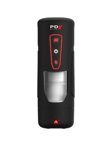 PDX ELITE - MASTURBADOR AUTOMÁTICO MILK ME HOTTER COM VIBRAÇÃO DE EFEITO DE CALOR E IMPULSÃO