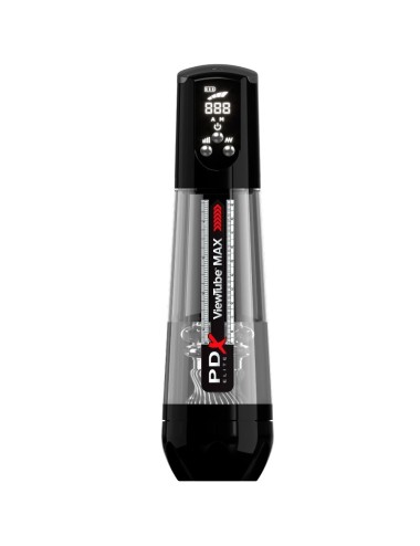 PDX ELITE - VIEWTUBE MAX VIEW MASTURNADOR AUTOMÁTICO COM SUCÇÃO TRANSPARENTE