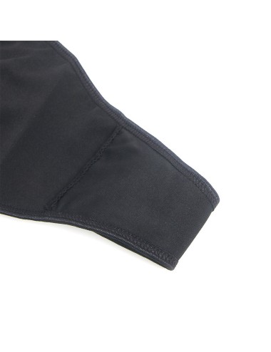 SUBBLIME - 957520 VESTIDO DE COURO COM RENDA FLORAL PRETO S/M