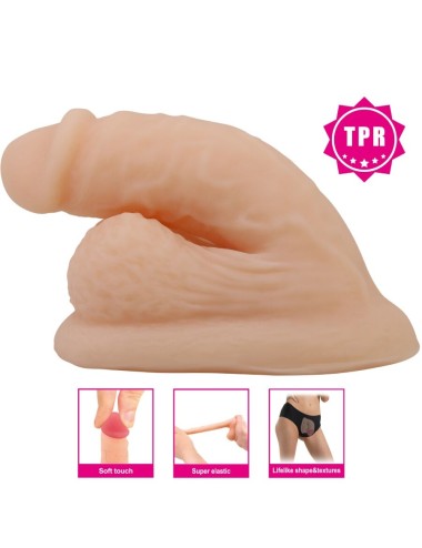 PRETTY LOVE - WILDON DILDO ULTRA REALISTA E ELÁSTICO 10 CM NATURAL