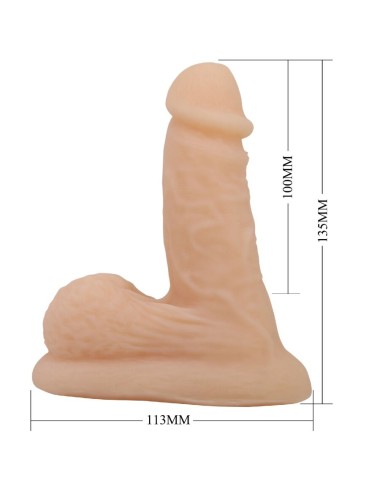 PRETTY LOVE - WILDON DILDO ULTRA REALISTA E ELÁSTICO 10 CM NATURAL