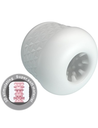 PRETTY LOVE - MASTURBADOR MASCULINO CRYSTLE BRANCO