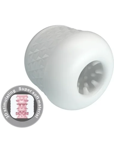 PRETTY LOVE - MASTURBADOR MASCULINO CRYSTLE BRANCO