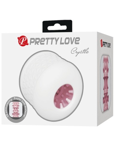 PRETTY LOVE - MASTURBADOR MASCULINO CRYSTLE BRANCO