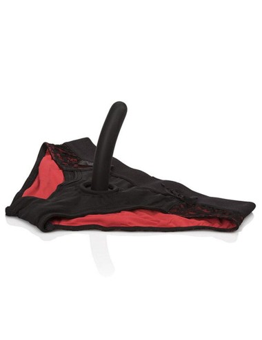 CALEXOTICS - SCANDAL CONJUNTO DE CALCINHA VERMELHA COM CONSOLO TAMANHO L/XL