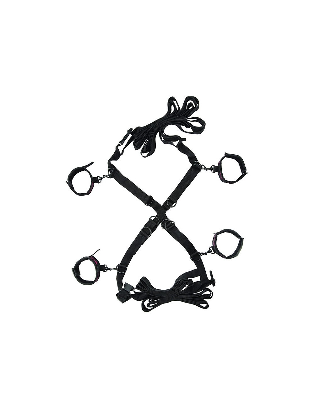 CALEXOTICS - SCANDAL CONJUNTO DE BRAÇADEIRAS DE CAMA CRUZADA CALEXOTICS - SCANDAL CONJUNTO DE BRAÇADEIRAS DE CAMA CRUZADA