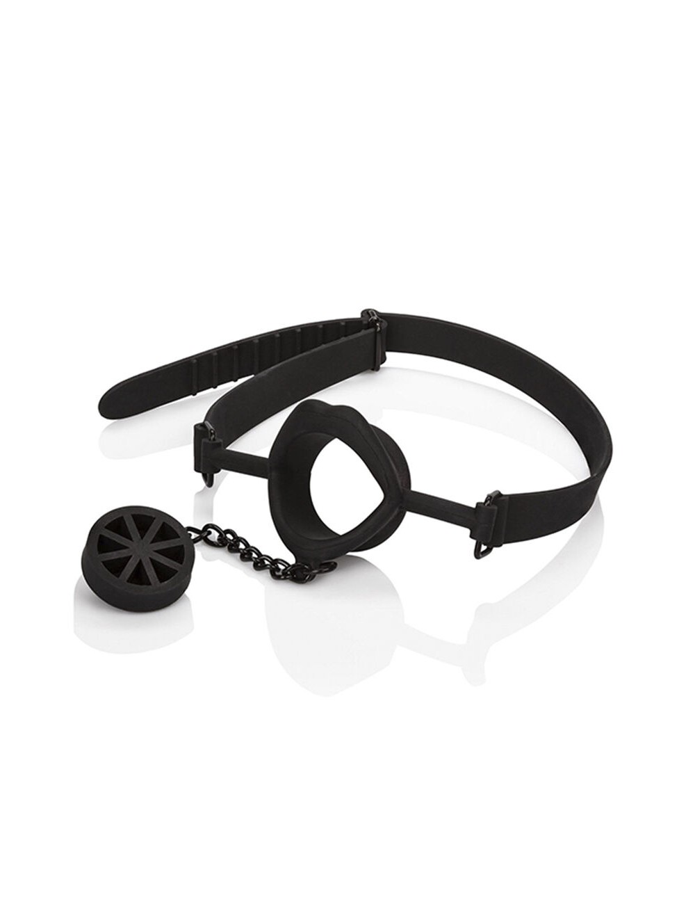 CALEXOTICS - SCANDAL MORDAÇA COM PLUG DE SILICONE PRETO