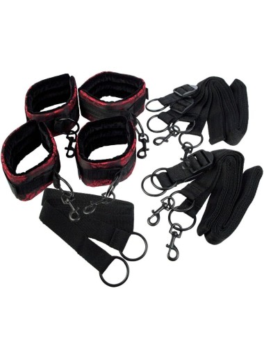 CALEXOTICS - SCANDAL CONJUNTO DE ABRAÇADEIRAS PARA CAMA