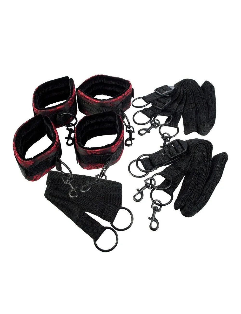 CALEXOTICS - SCANDAL CONJUNTO DE ABRAÇADEIRAS PARA CAMA CALEXOTICS - SCANDAL CONJUNTO DE ABRAÇADEIRAS PARA CAMA
