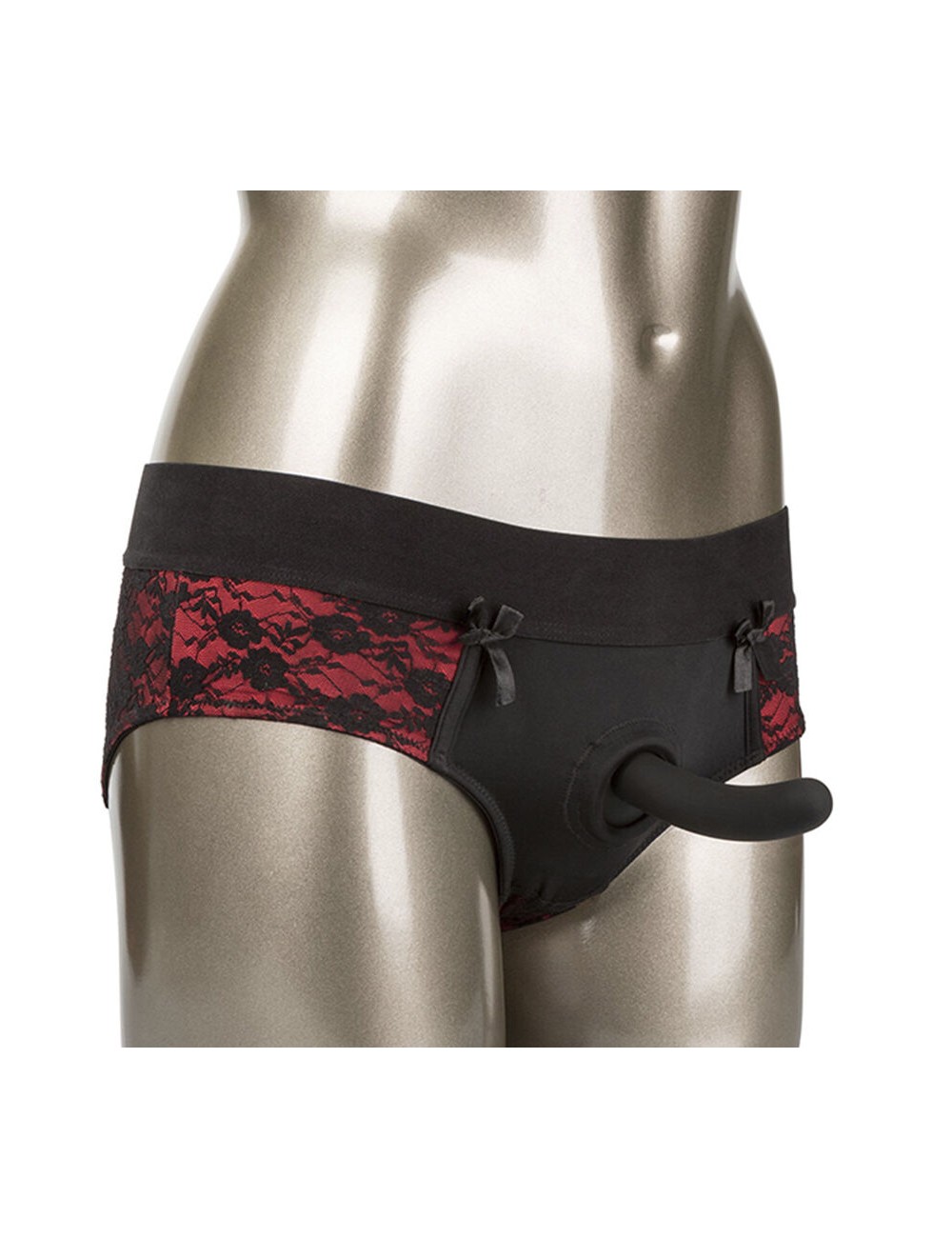 CALEXOTICS - CONJUNTO DE CALCINHAS SCANDAL SEM FUNDO COM DILDO TAMANHO L/XL CALEXOTICS - CONJUNTO DE CALCINHAS SCANDAL SEM FUNDO COM DILDO TAMANHO L/XL