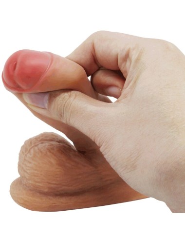 PRETTY LOVE - WARNELL DILDO ULTRA REALISTA E ELÁSTICO 9,5 CM MULATO