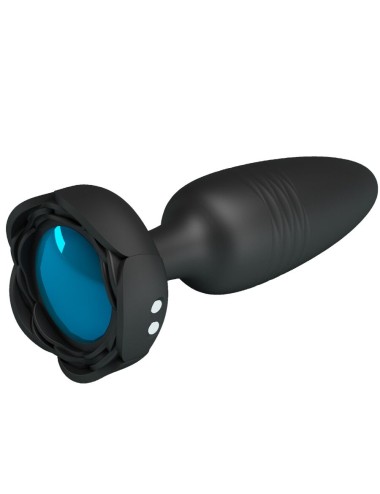 PRETTY LOVE - TARION ANAL PLUG COM LUZ LED PRETO 12