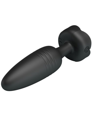 PRETTY LOVE - TARION ANAL PLUG COM LUZ LED PRETO 12