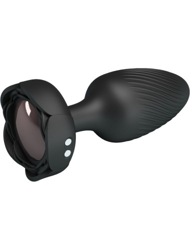 PRETTY LOVE - VARIAN ANAL PLUG COM LUZ LED PRETO 10