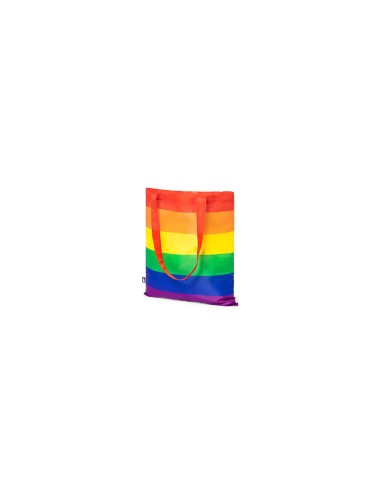 PRIDE - SACOLA TOTE COM BANDEIRA DE ARCO-ÍRIS