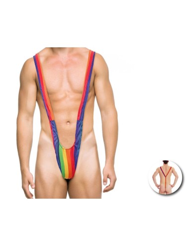 PRIDE - TRIQUÍNI MASCULINO COM BANDEIRA DO ARCO-ÍRIS