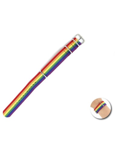 PRIDE - PULSEIRA DA BANDEIRA DO ARCO-ÍRIS