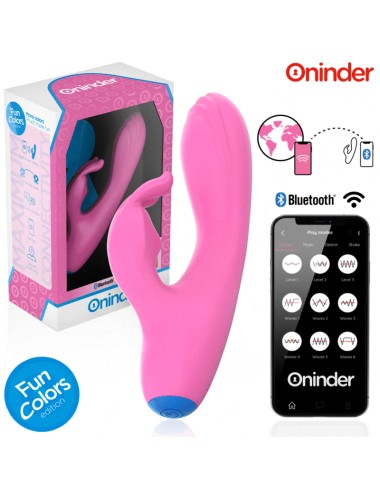 ONINDER CUTE - VIBRADOR LOVE BUNNY PARA PONTO G E CLITÓRIS - APLICATIVO MUNDIAL GRATUITO