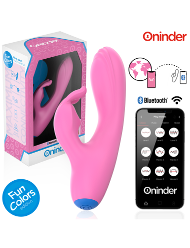 ONINDER CUTE - VIBRADOR LOVE BUNNY PARA PONTO G E CLITÓRIS - APLICATIVO MUNDIAL GRATUITO