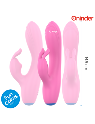 ONINDER CUTE - VIBRADOR LOVE BUNNY PARA PONTO G E CLITÓRIS - APLICATIVO MUNDIAL GRATUITO