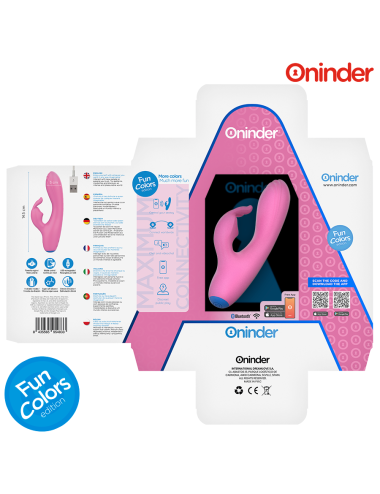 ONINDER CUTE - VIBRADOR LOVE BUNNY PARA PONTO G E CLITÓRIS - APLICATIVO MUNDIAL GRATUITO