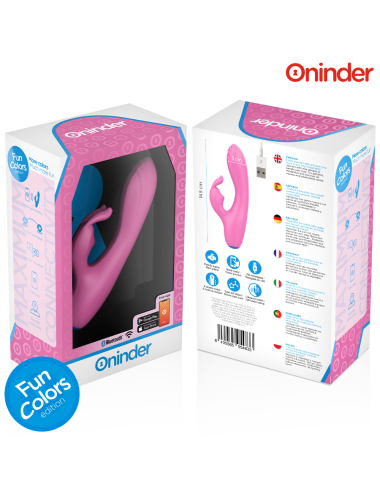 ONINDER CUTE - VIBRADOR LOVE BUNNY PARA PONTO G E CLITÓRIS - APLICATIVO MUNDIAL GRATUITO