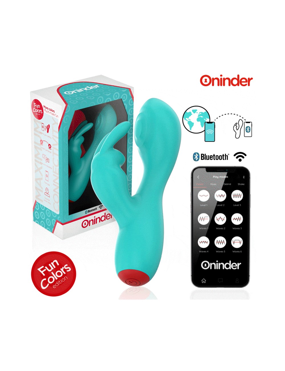ONINDER CUTE - LOVE BUNNY VIBRADOR CLITÓRISMO PONTO G - APLICATIVO MUNDIAL GRATUITO