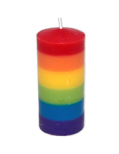 PRIDE - VELA GRANDE COM BANDEIRA LGBT