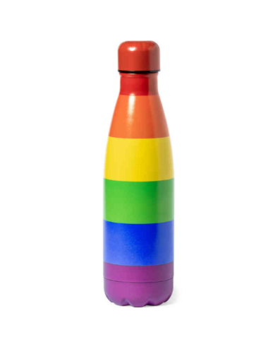 PRIDE - AQUECEDOR DE GUA METLICO COM BANDEIRA LGBT
