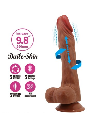 BAILE - CALISTO DILDO REALISTA 24 CM CARNE