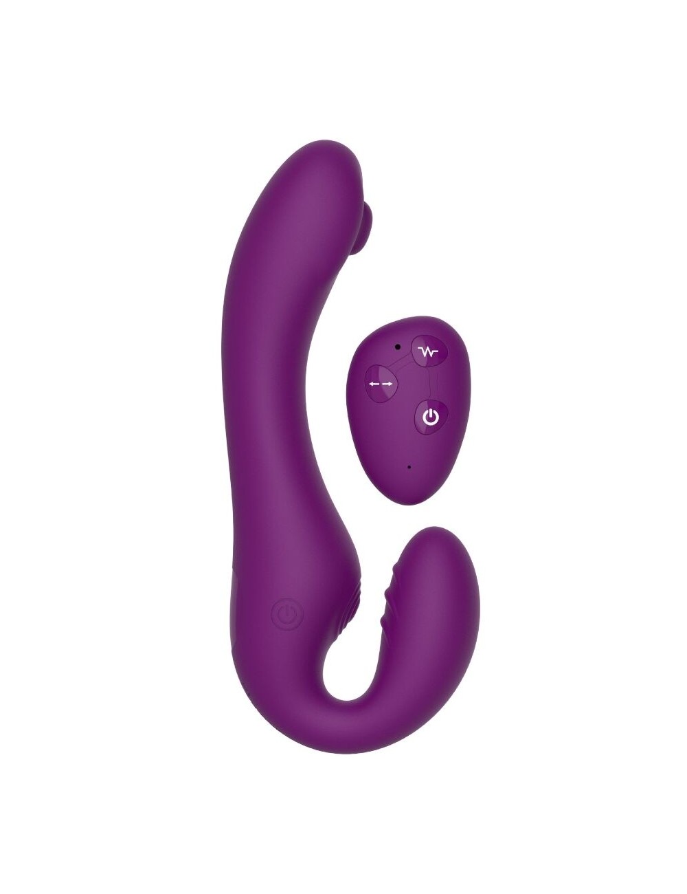 XOCOON - VIBRADOR STRAP-ON 2 EM 1 SEM ALÇAS COM CONTROLE REMOTO ROXO XOCOON - VIBRADOR STRAP-ON 2 EM 1 SEM ALÇAS COM CONTROLE REMOTO ROXO