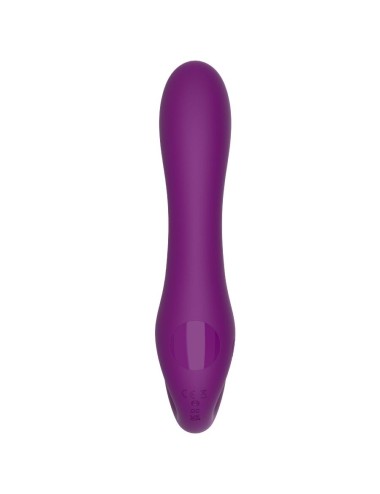 XOCOON - VIBRADOR STRAP-ON 2 EM 1 SEM ALÇAS COM CONTROLE REMOTO ROXO