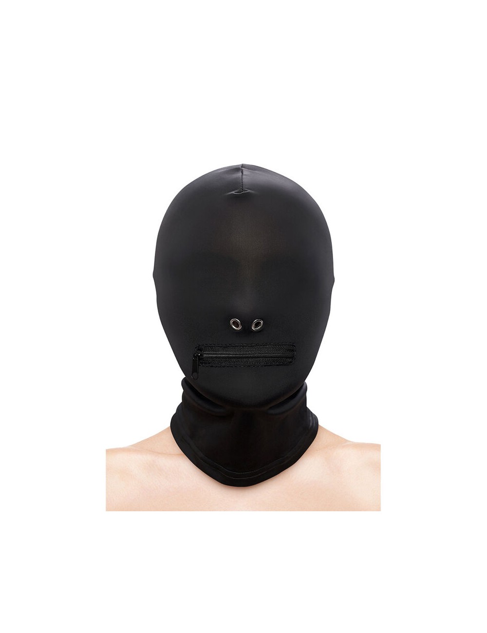 NS NOVELTIES - FETISH & FASHION FECHADO BOCA COM ZÍPER CAPUZ NYLON PRETO NS NOVELTIES - FETISH & FASHION FECHADO BOCA COM ZÍPER CAPUZ NYLON PRETO