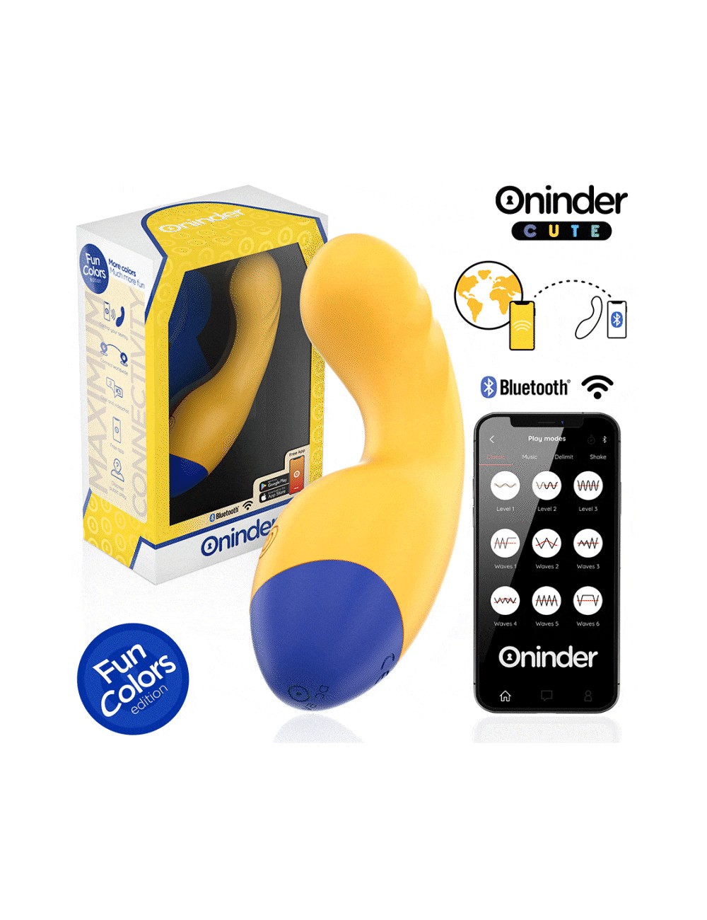 ONINDER CUTE - LOVE BUDDY MASTER VIBRADOR DE PONTO G - APLICATIVO MUNDIAL GRATUITO