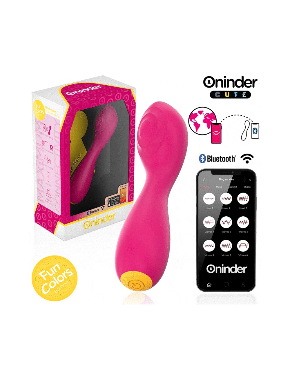 ONINDER CUTE - LOVE BUDDY MASTER VIBRADOR DE PONTO G - APLICATIVO MUNDIAL GRATUITO
