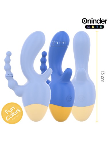 ONINDER CUTE - LOVE 3 SOME VIBRADOR TRIPLO - APLICATIVO MUNDIAL GRATUITO