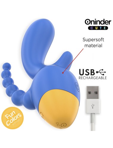 ONINDER CUTE - LOVE 3 SOME VIBRADOR TRIPLO - APLICATIVO MUNDIAL GRATUITO