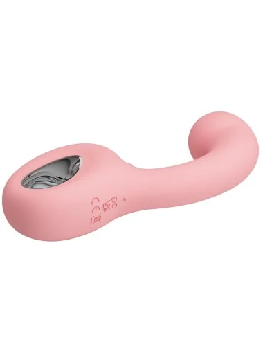 PRETTY LOVE - ERYNNYES VIBRADOR PONTO G + ESTIMULADOR DE CLITÓRIS 10 VIBRAÇÕES ROSA