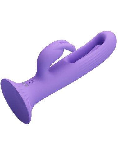 PRETTY LOVE - VIBRADOR DE COELHO KILLMOULIS 12 MODOS DE VIBRAÇÃO ROXO