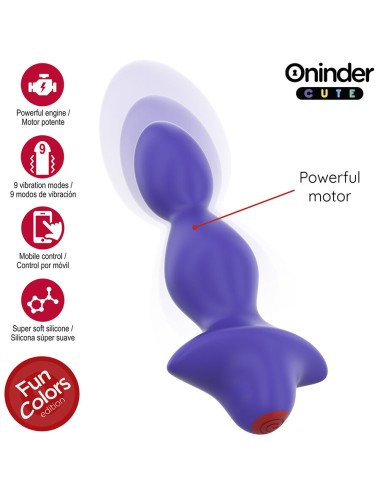 ONINDER CUTE - PLUG ANAL VIBRANTE LOVE BUTT - APLICATIVO MUNDIAL GRATUITO