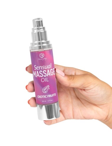 SECRETPLAY - ÓLEO DE MASSAGEM COM FRUTAS EXÓTICAS