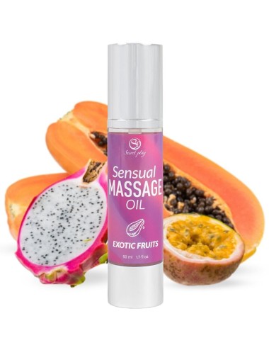 SECRETPLAY - ÓLEO DE MASSAGEM COM FRUTAS EXÓTICAS