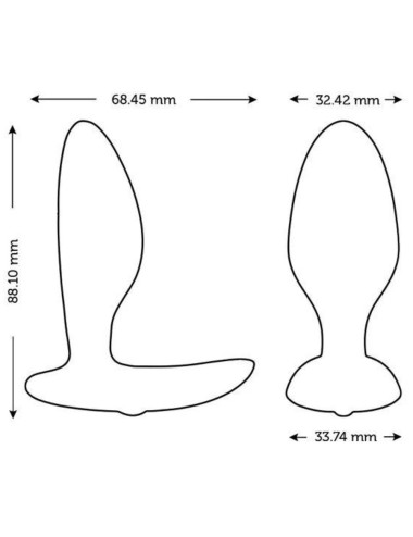 WE-VIBE - DITTO+ VIBRADOR ANAL PLUG ROSA